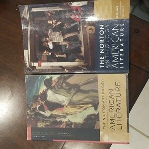 👍🏽The Norton Anthology-AMERICAN LITERATURE👍🏽 Volume B And C